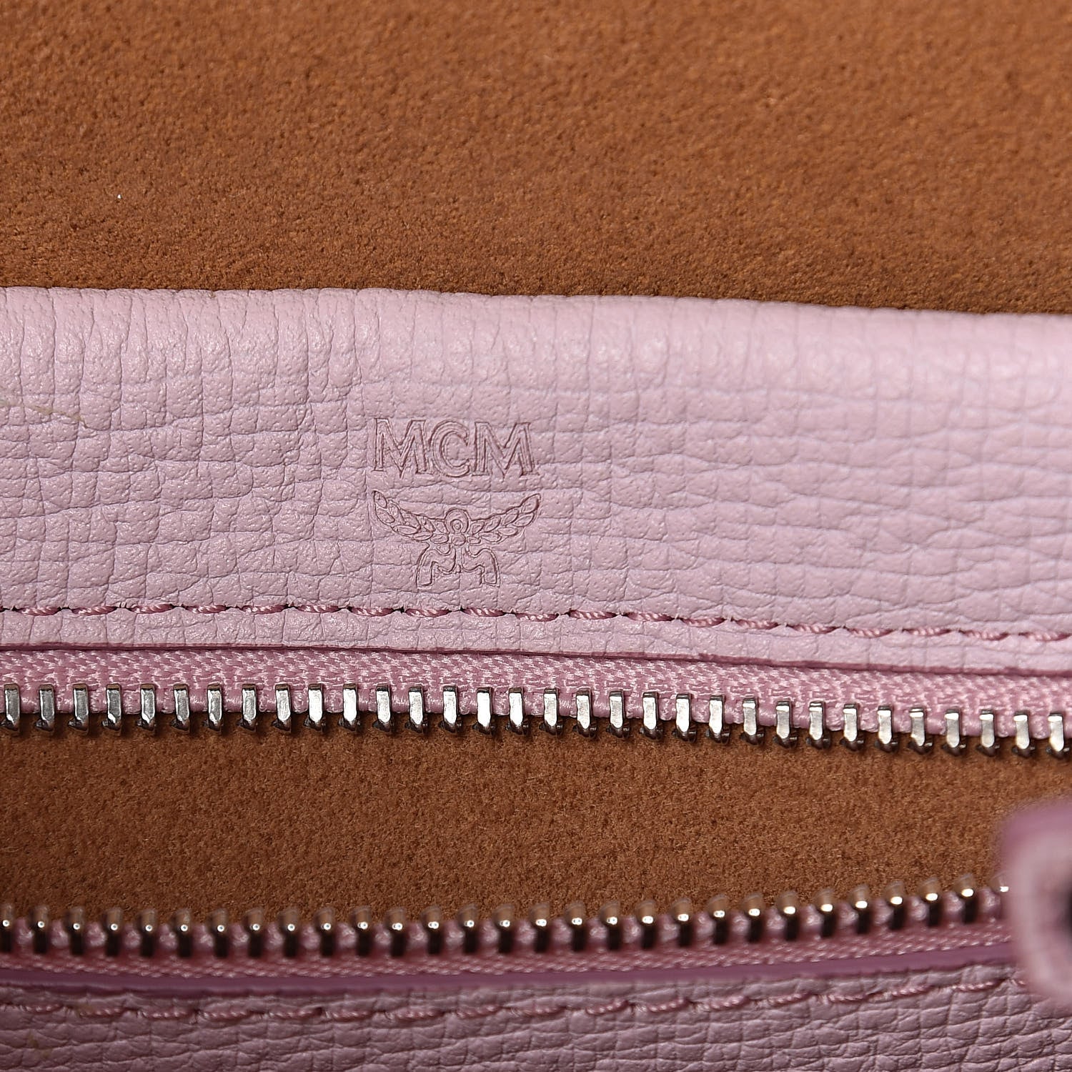 MCM Grained Calfskin Sarah Medium Visetos Hobo Prism Pink 6 of 10