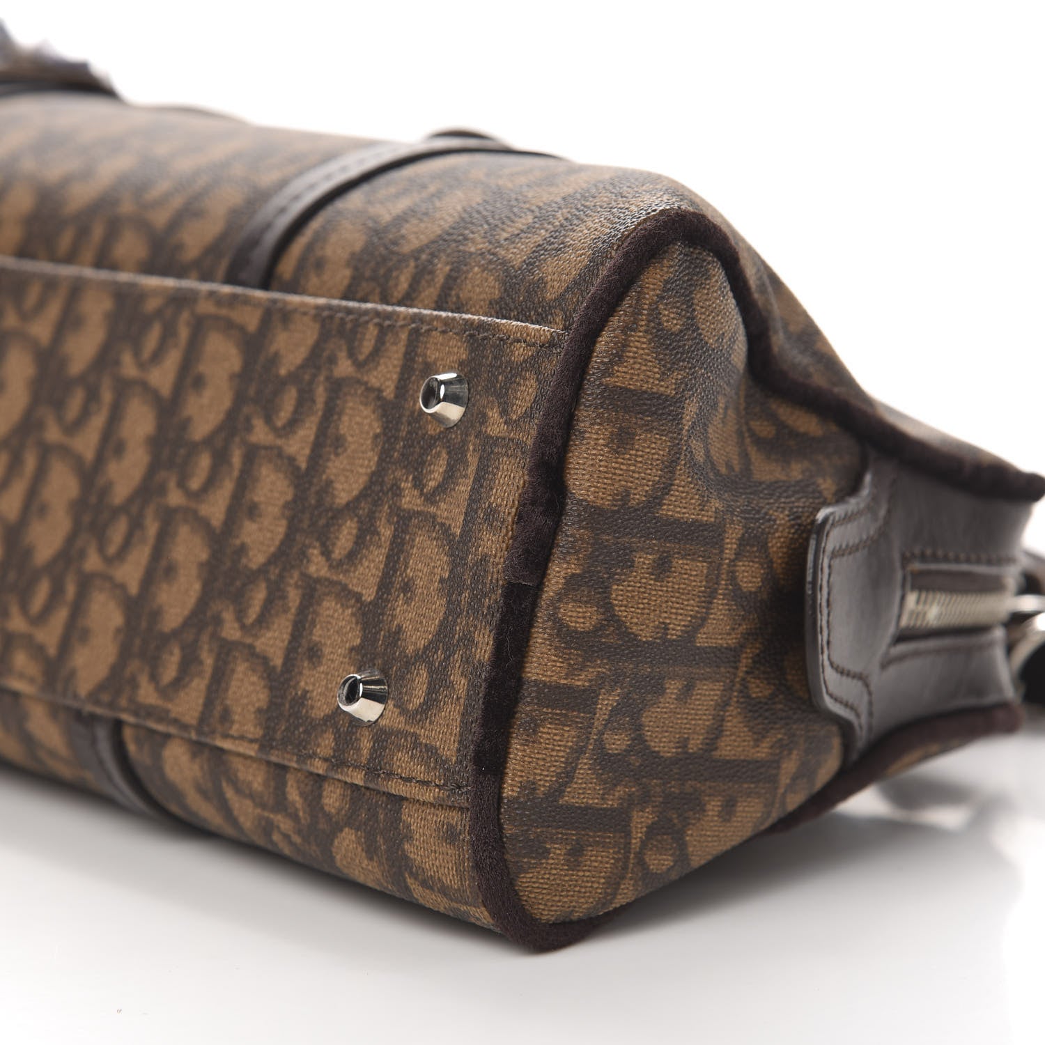 Christian Dior Monogram Romantique Shoulder Bag Brown 9 of 10