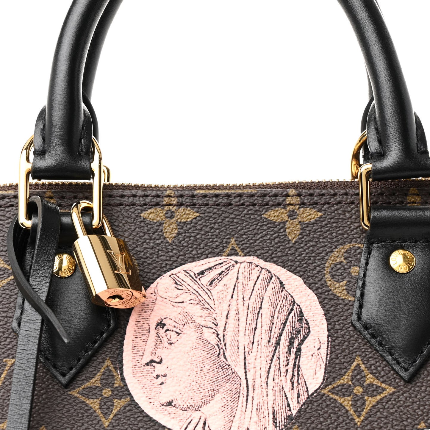 X FORNASETTI Monogram Cameo Alma PM