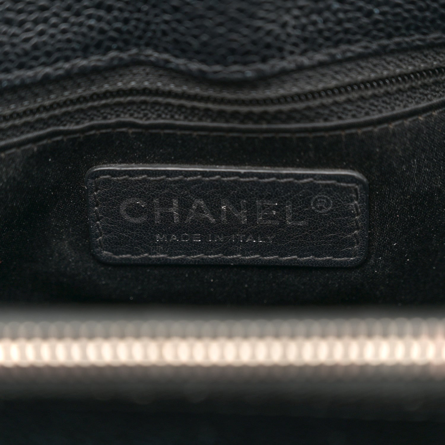 Chanel Caviar Quilted Grand Shopping Tote GST Black 6 of 13