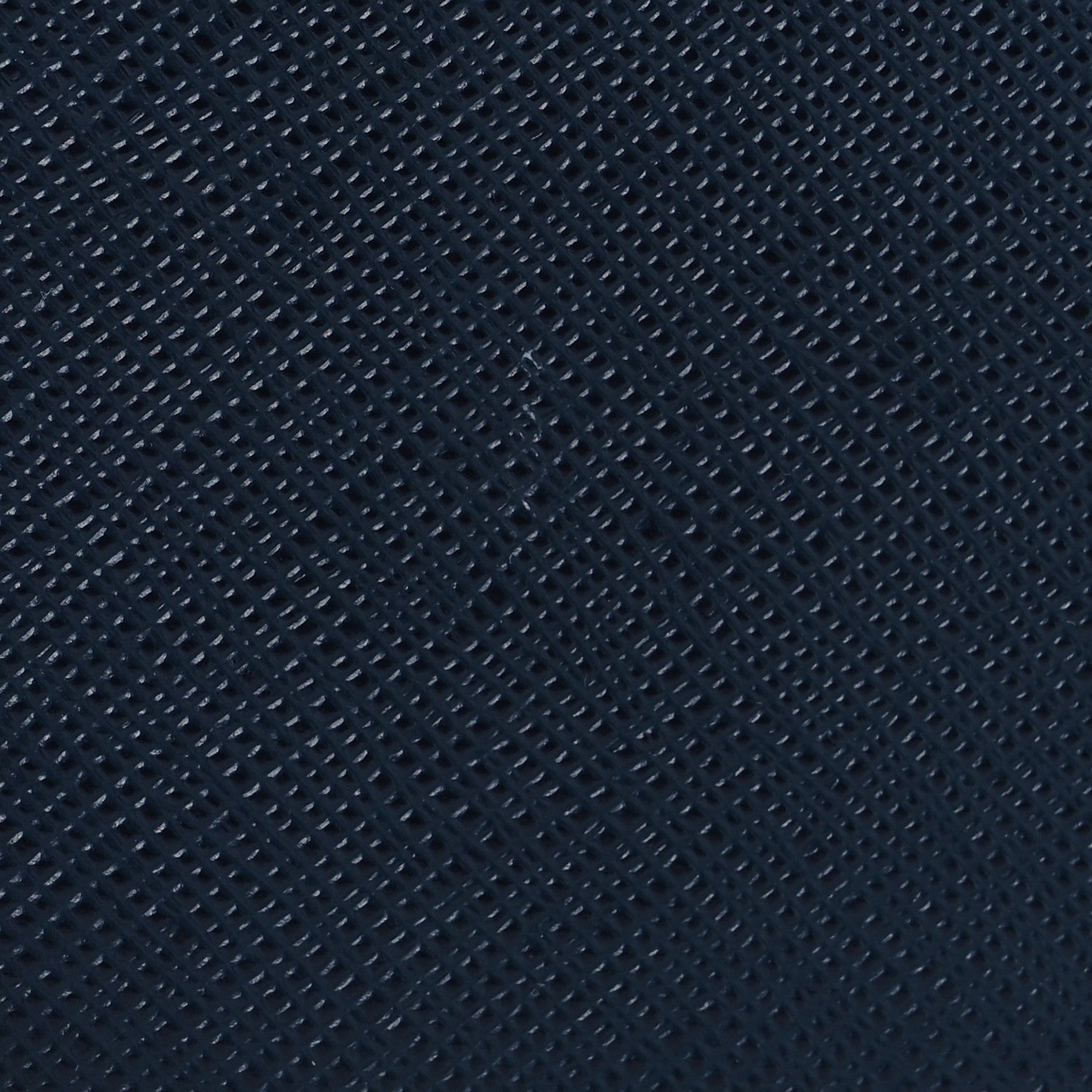 Prada Saffiano Metal Zip Around Wallet Navy Blue 13 of 14