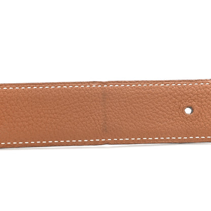 Hermes Box Togo 32mm H Belt 85 Black Gold 7 of 8
