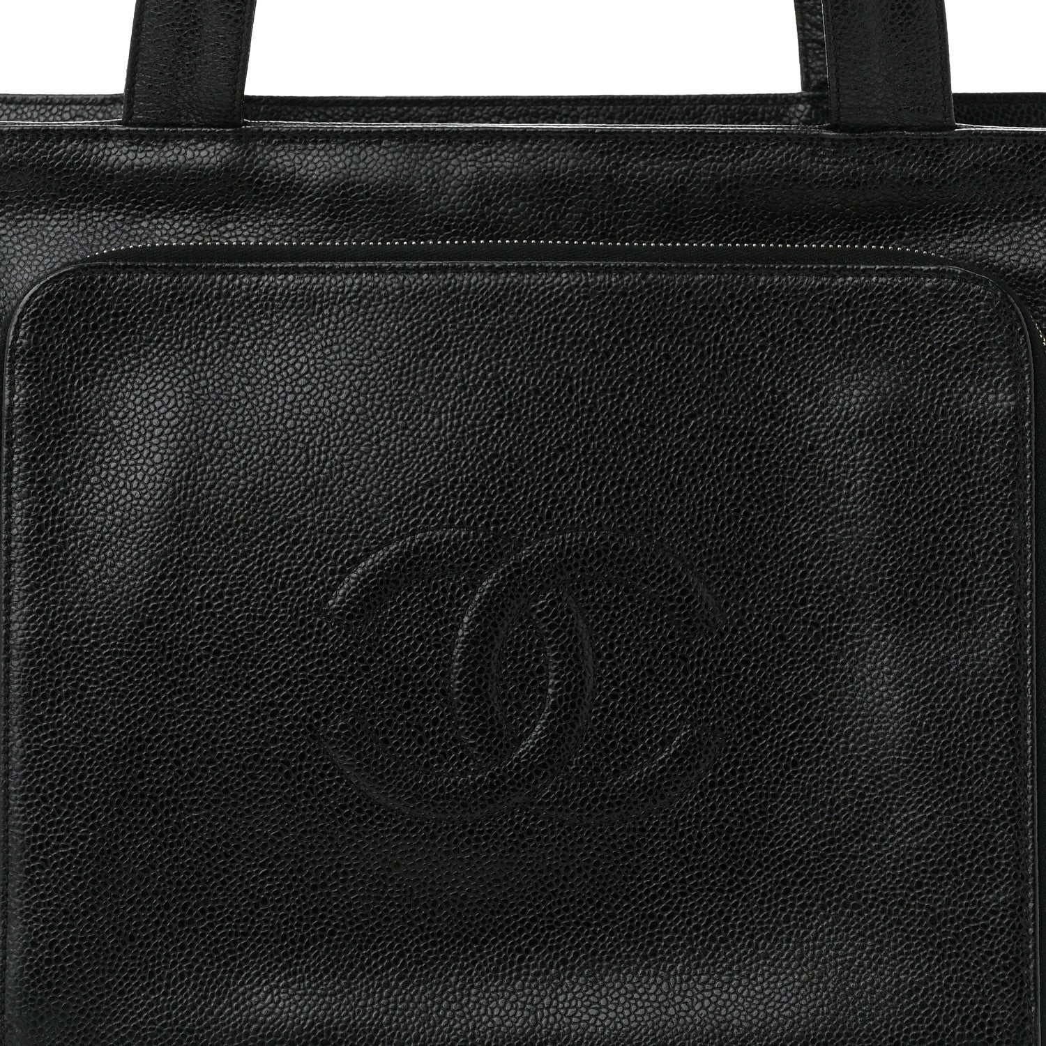 Chanel Caviar CC Shoulder Bag Black 8 of 11