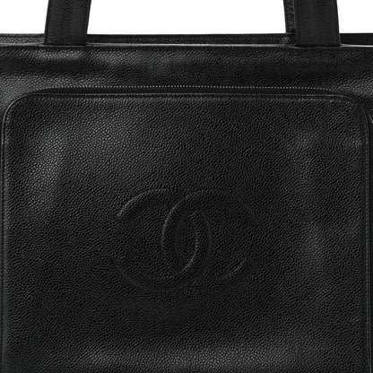 Chanel Caviar CC Shoulder Bag Black 8 of 11