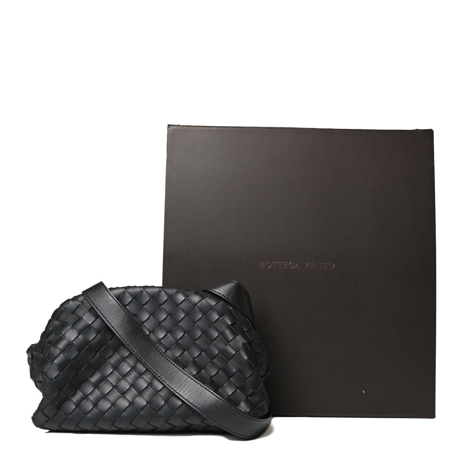 Bottega Veneta Nappa Intrecciato Messenger Bag Black 16 of 16