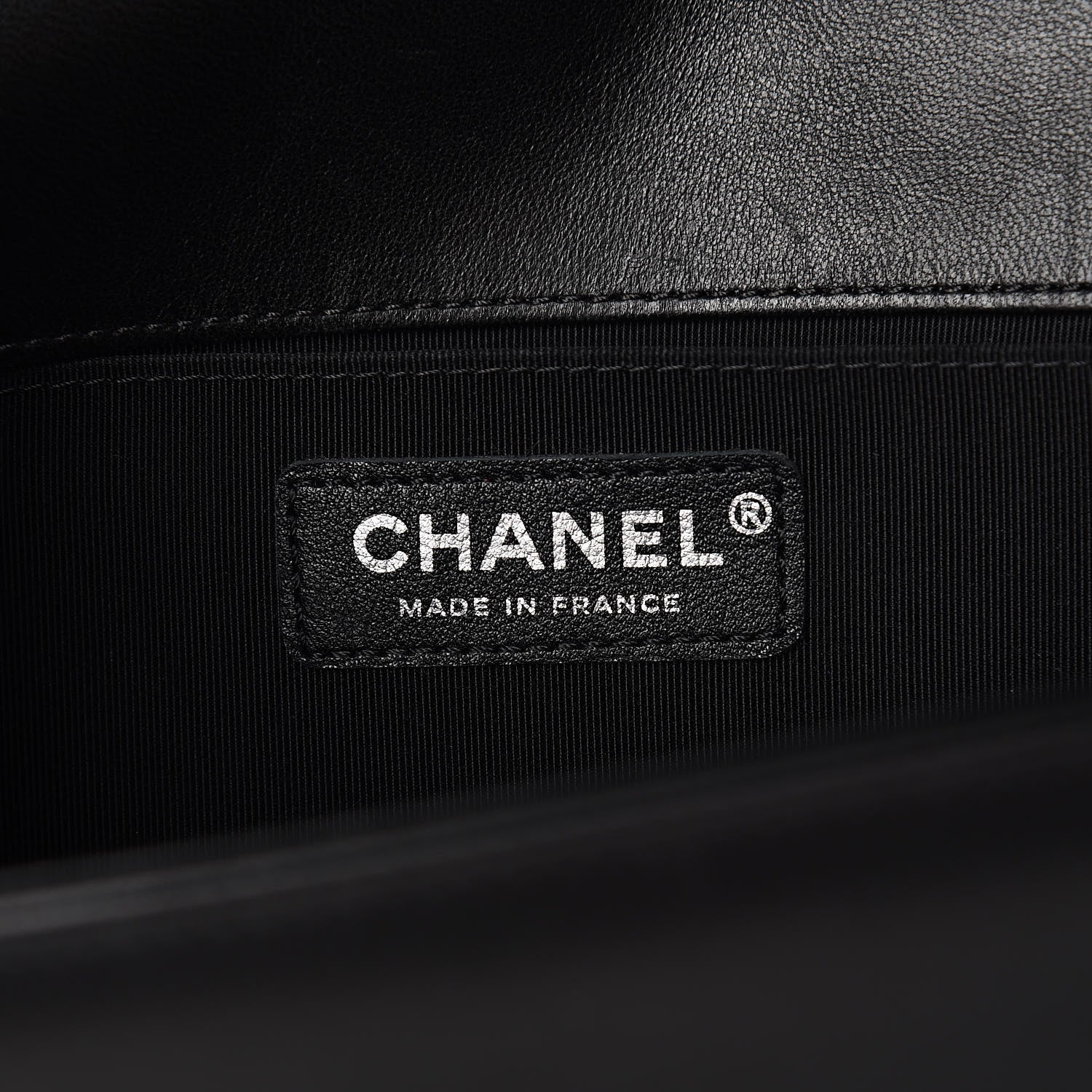 Chanel Lambskin Quilted Medium Boy Flap Black 6 of 13