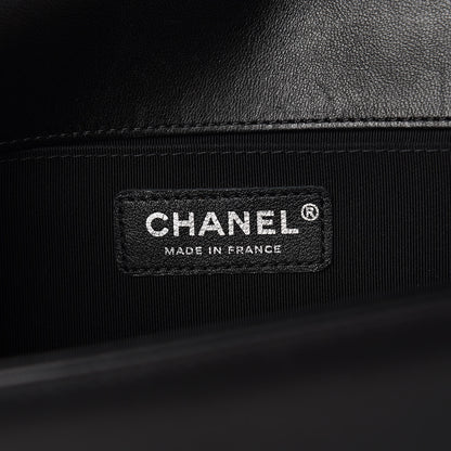 Chanel Lambskin Quilted Medium Boy Flap Black 6 of 13