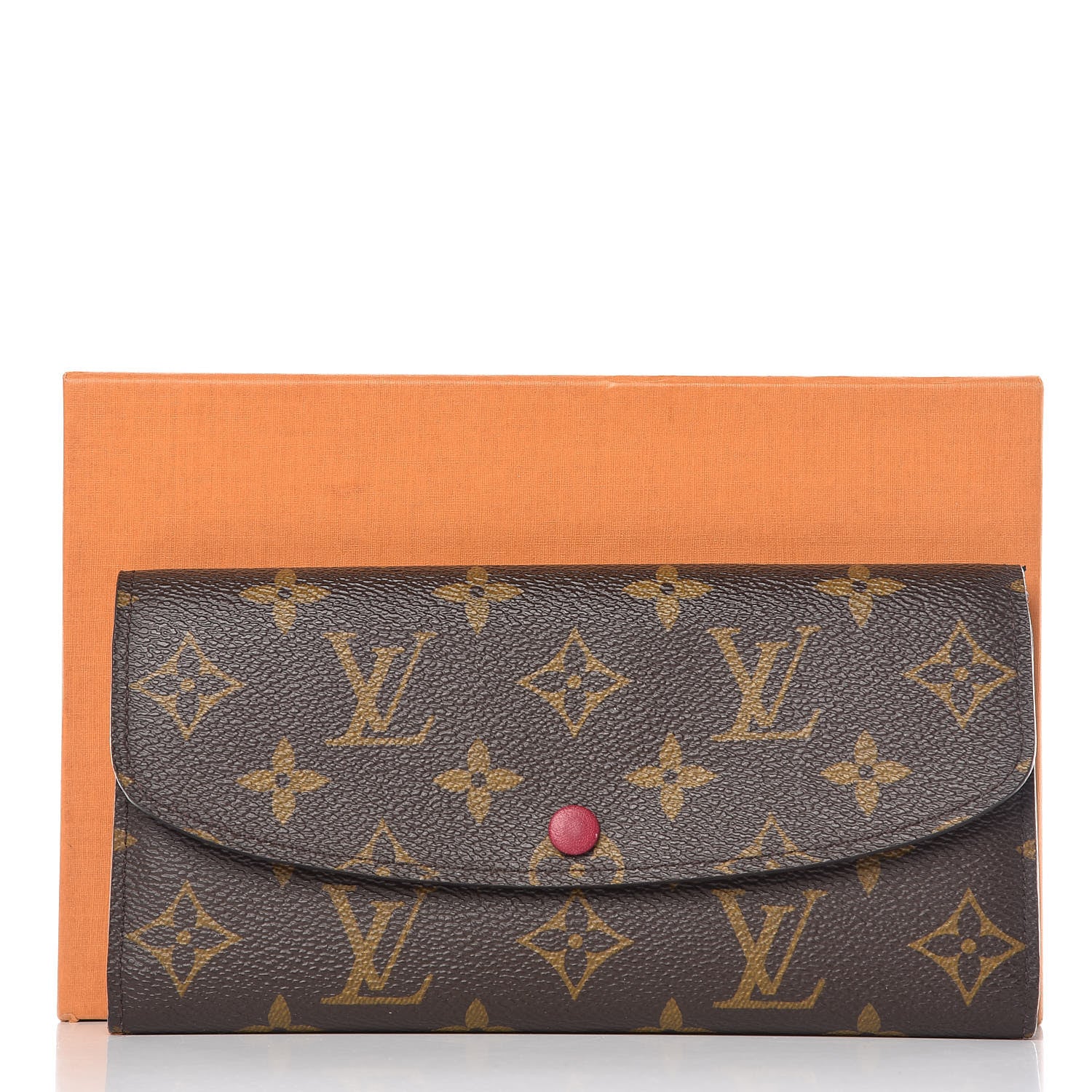 Louis Vuitton Monogram Emilie Wallet Fuchsia 7 of 7