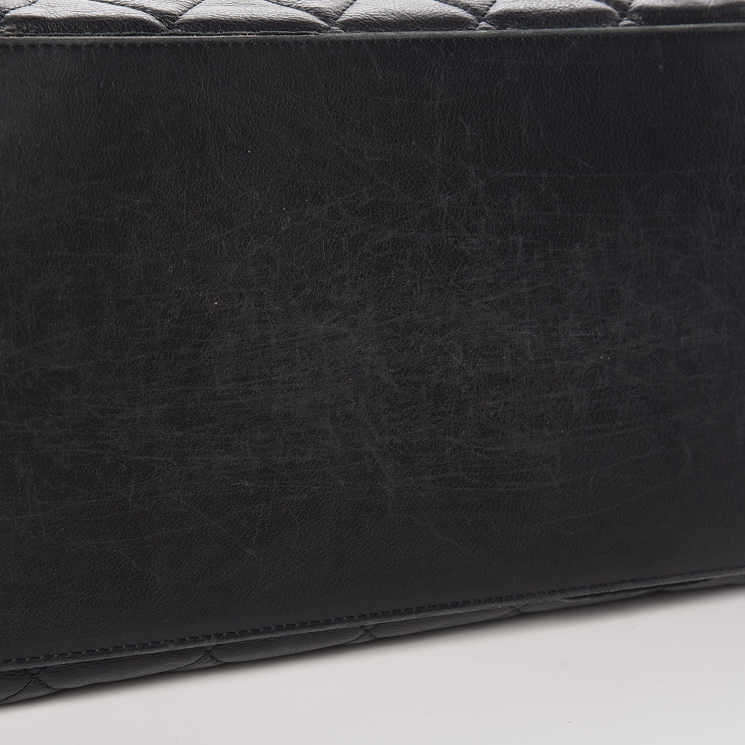 Chanel Calfskin Quilted Small Chain Me Tote Black 8 of 12