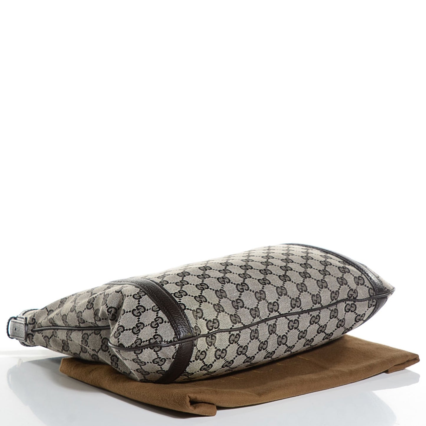 Monogram Hobo Dark Brown