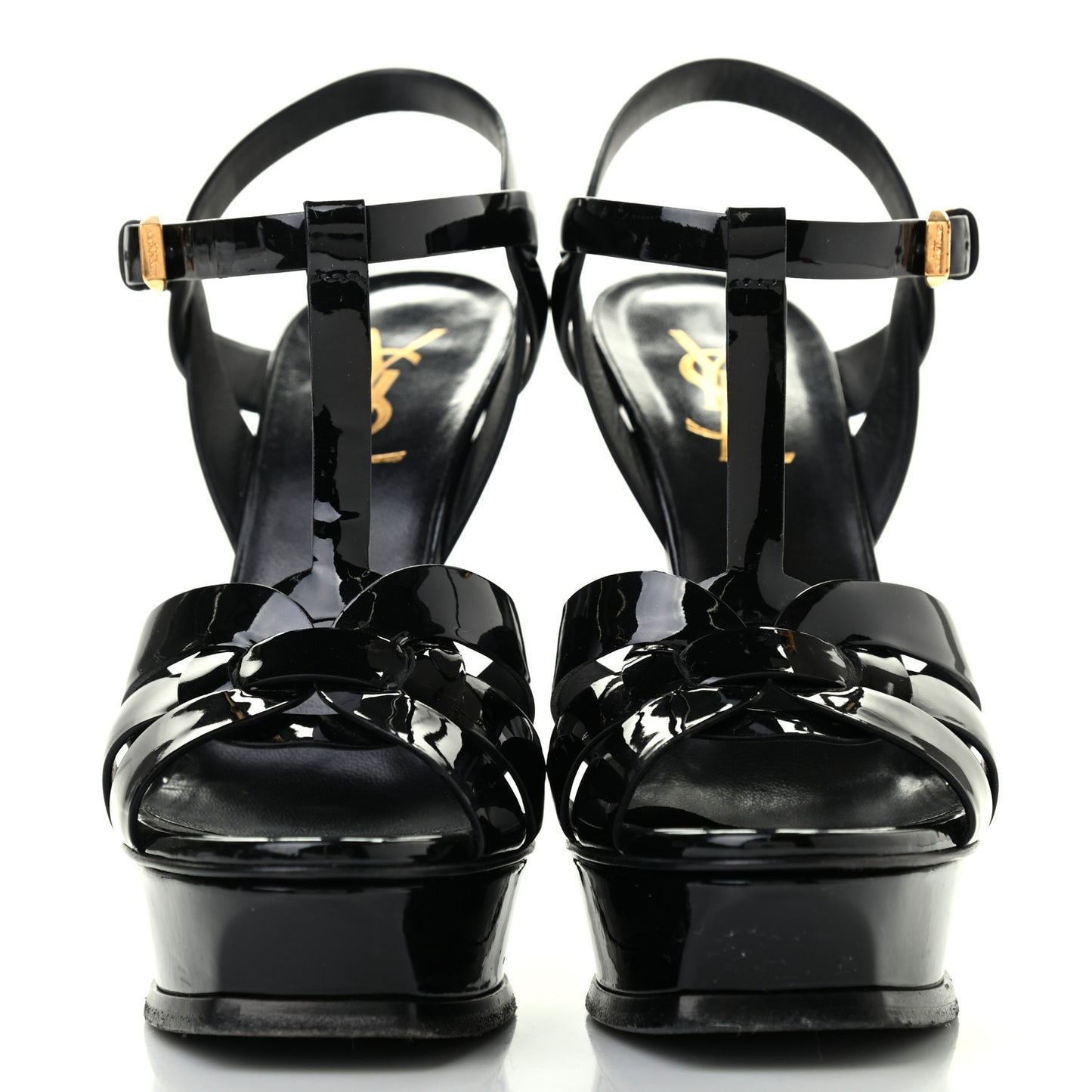 Patent Tribute 105 Platform Sandals 36 Black