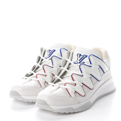 Louis Vuitton Calfskin Zig Zag Sneaker 7.5 White 3 of 10