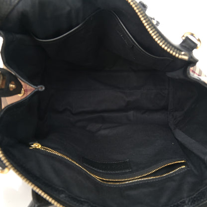 Burberry Haymarket Check Small Gladstone Chocolate 5 of 12