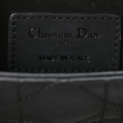 Christian Dior Ultra Matte Calfskin Cannage Medium Lady D-Joy Black 6 of 9