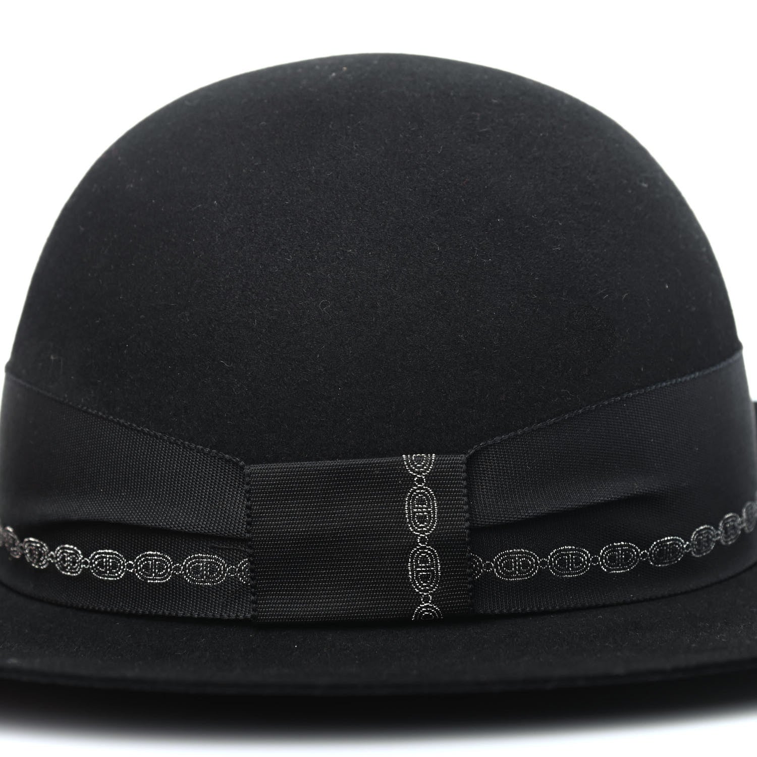 Hermes Felt Hat 57 Black 5 of 5