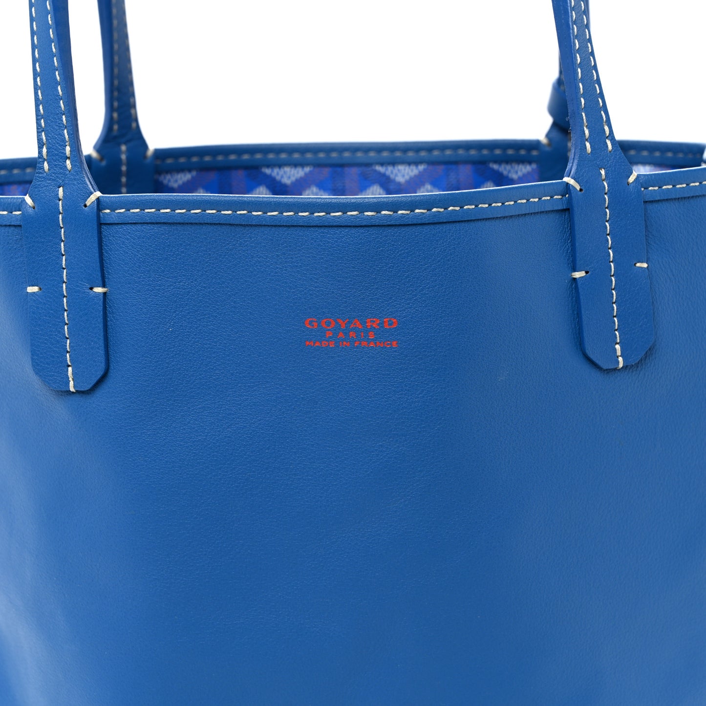 Goyardine Reversible Mini Anjou Sky Blue