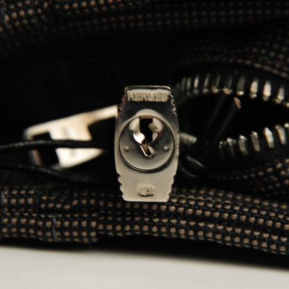 Hermes Canvas Herline MM Tote Grey 10 of 10