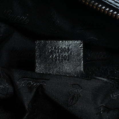 Gucci Leather Babouska Studded Large Boston Black 8 of 8
