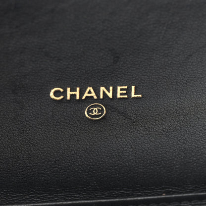 Chanel Lambskin Quilted Lucky Charm Phone Holder Black 6 of 10
