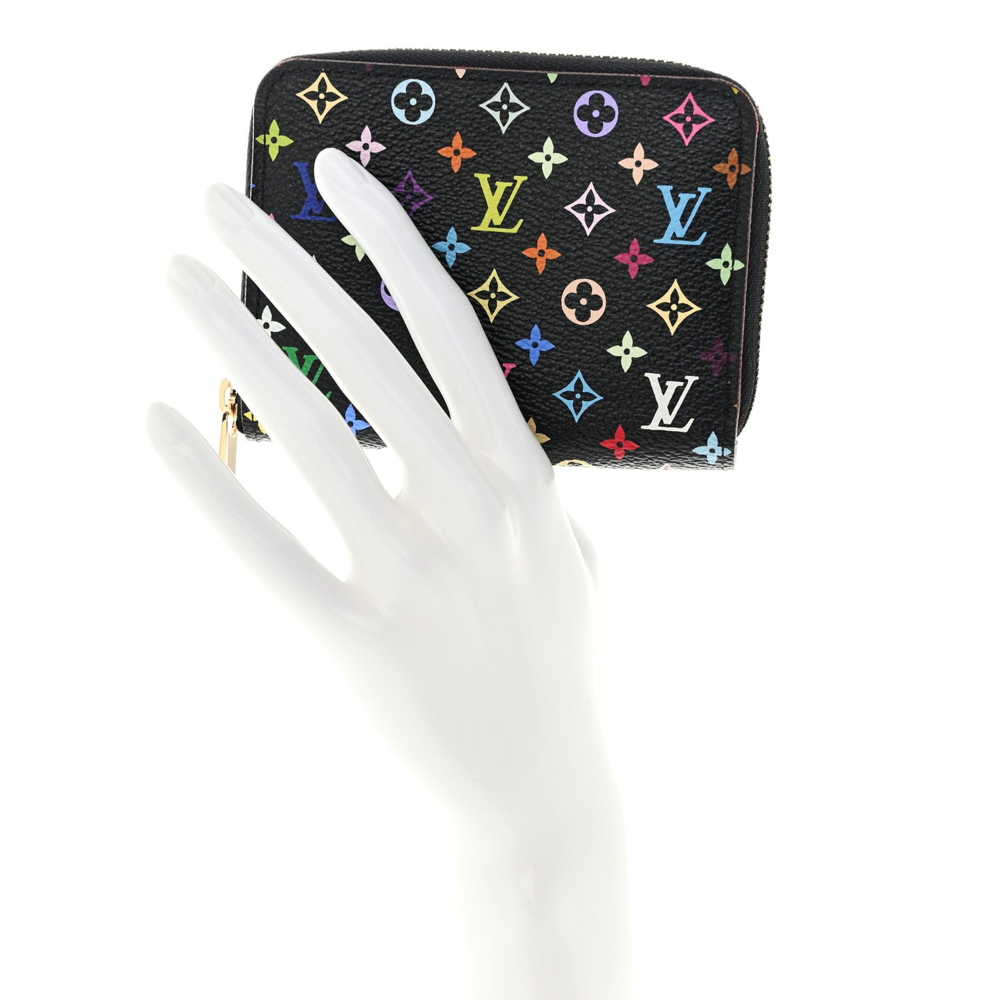 Monogram Multicolor Zippy Coin Purse Black Grenade