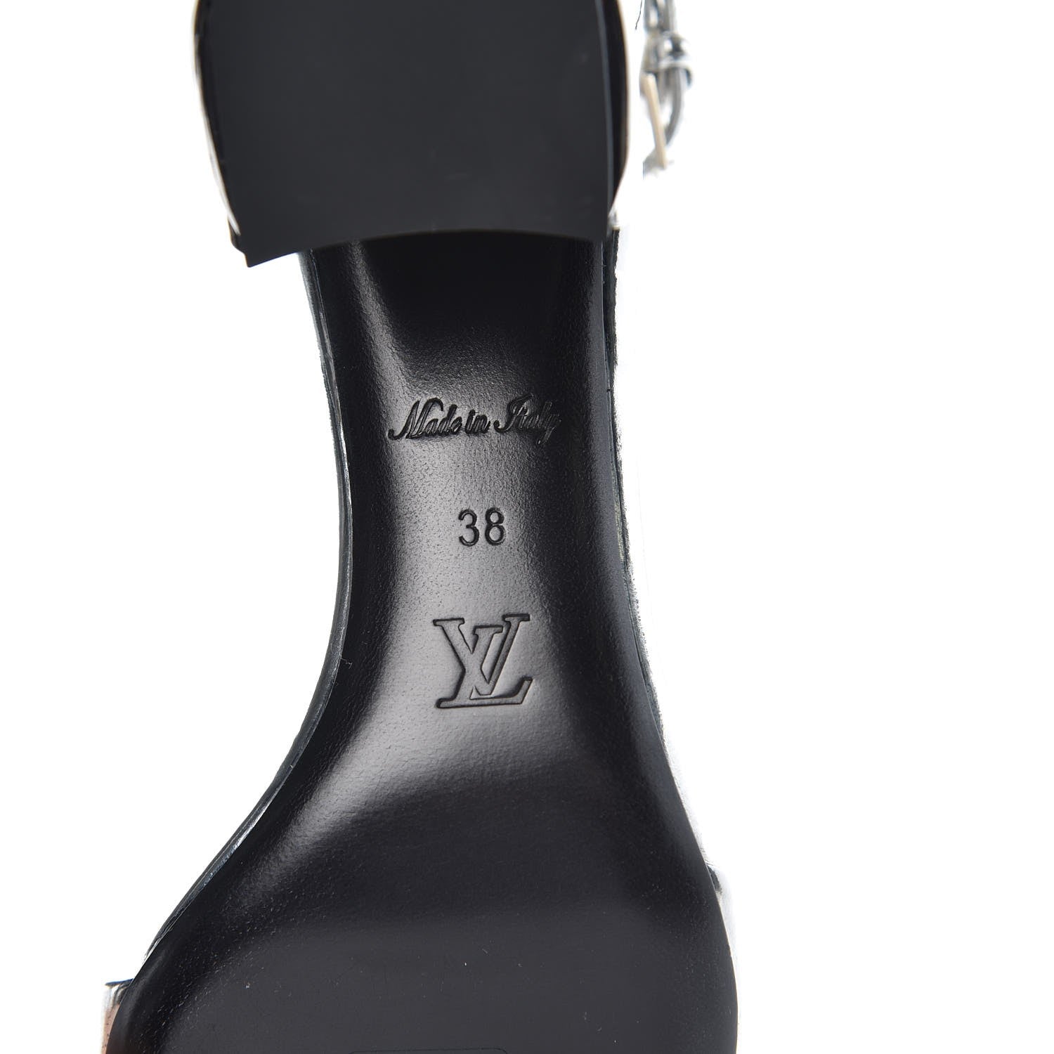 Louis Vuitton Calfskin Silver Light Sandal 38 Argent 6 of 9