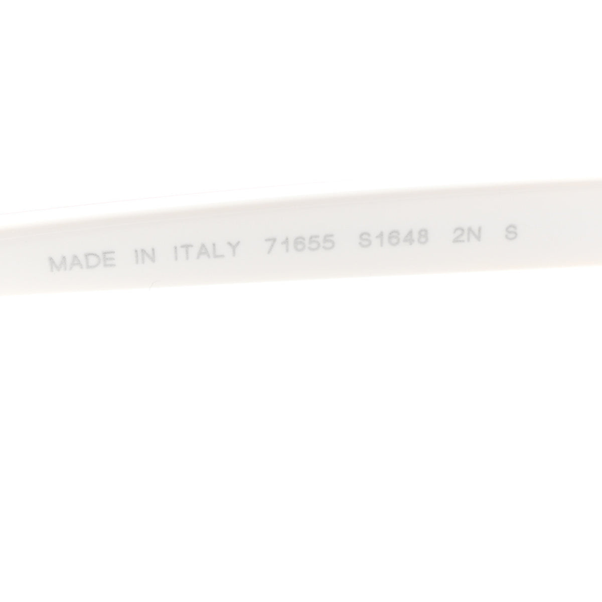 Acetate Shield Quilted Sunglasses 71655A White Red