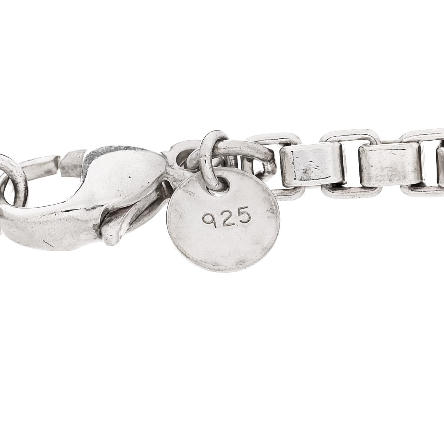 Tiffany Sterling Silver 4mm Venetian Link Bracelet 4 of 4