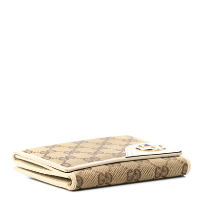 Gucci Monogram New Britt French Wallet White 5 of 12