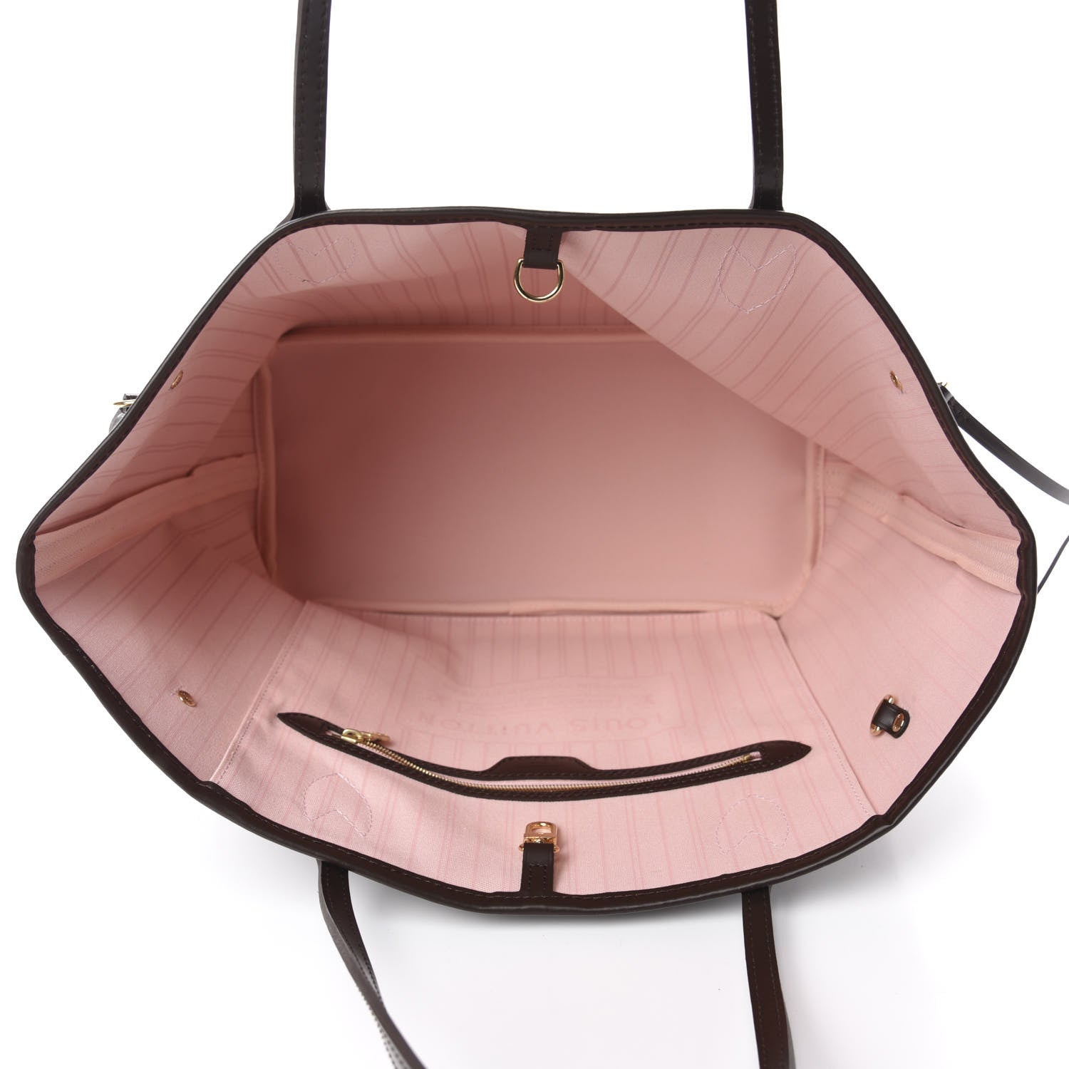 Louis Vuitton Damier Ebene Neo Neverfull MM Rose Ballerine 5 of 10