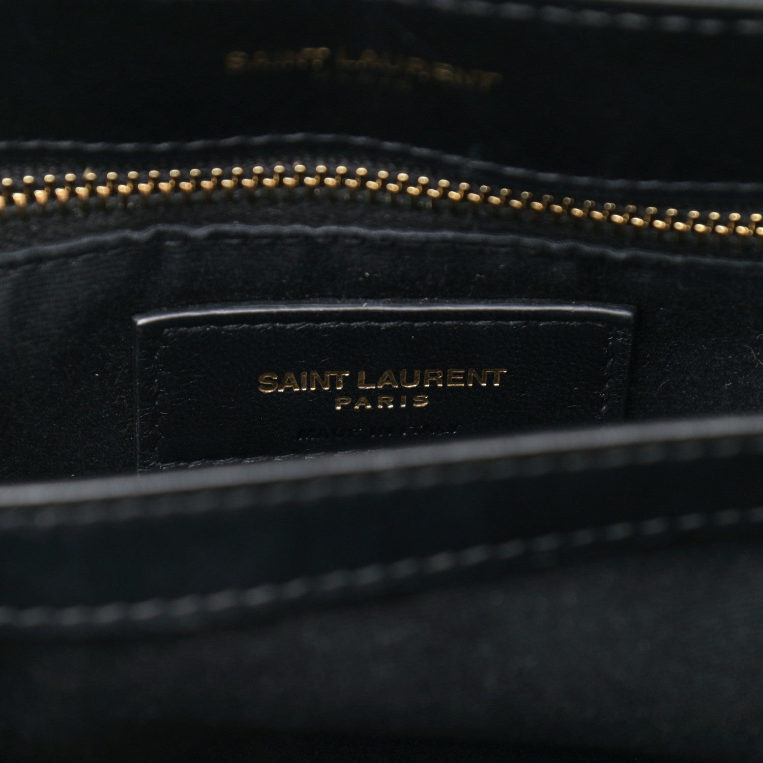 Saint Laurent Calfskin Y Quilted Monogram Toy Loulou Crossbody Bag Black 7 of 10