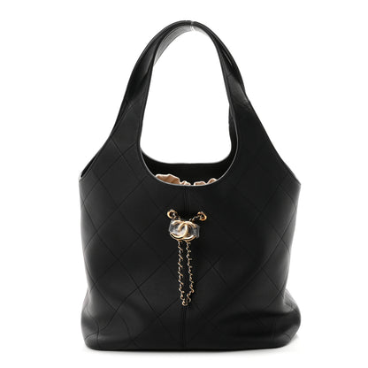 Chanel Calfskin Quilted Medium Shopping Bag Black 1 of 9