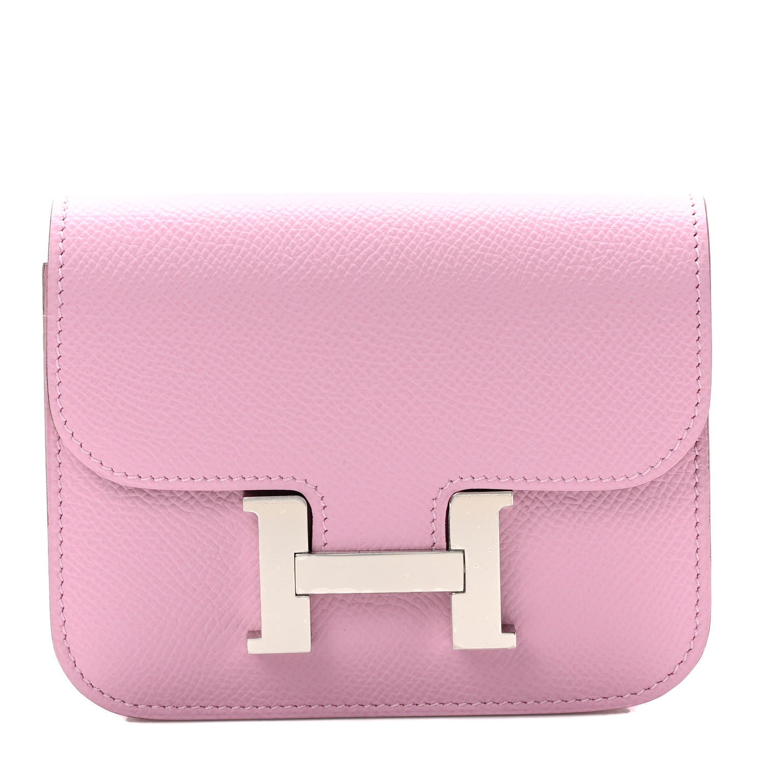 Hermes Epsom Constance Slim Wallet Mauve Sylvestre 1 of 6