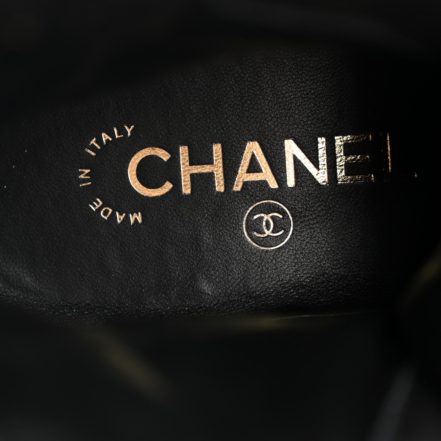 Chanel Lambskin Calfskin Quilted Lace Up Combat Boots 38 Black 8 of 10