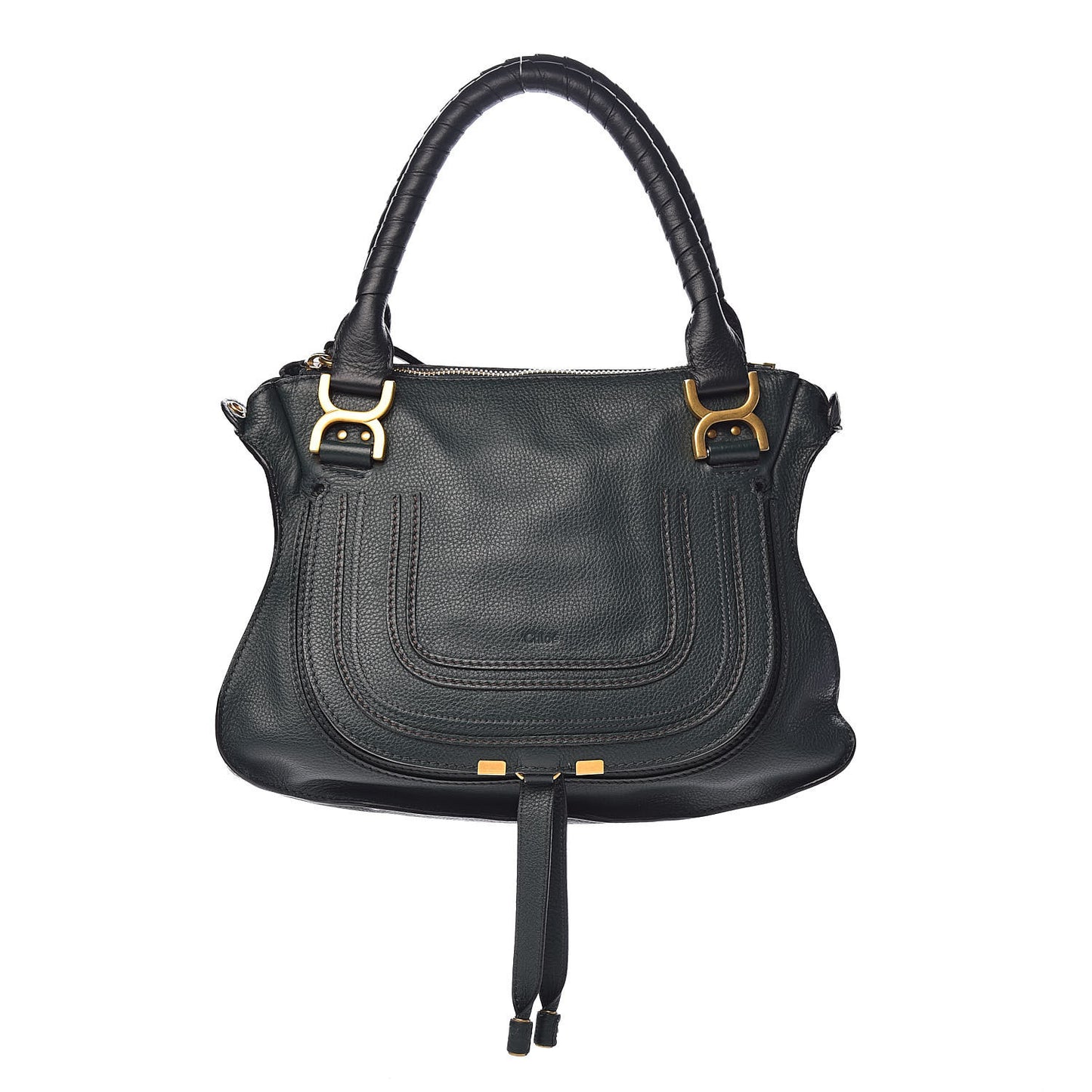 Calfskin Medium Marcie Satchel Epicea