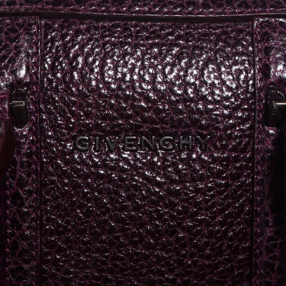 Givenchy Glazed Pebbled Calfskin Mini Lucrezia Aubergine 6 of 10