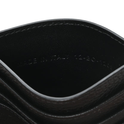 Christian Dior Oblique Grained Calfskin Marquetry Saddle Card Holder Black 7 of 8