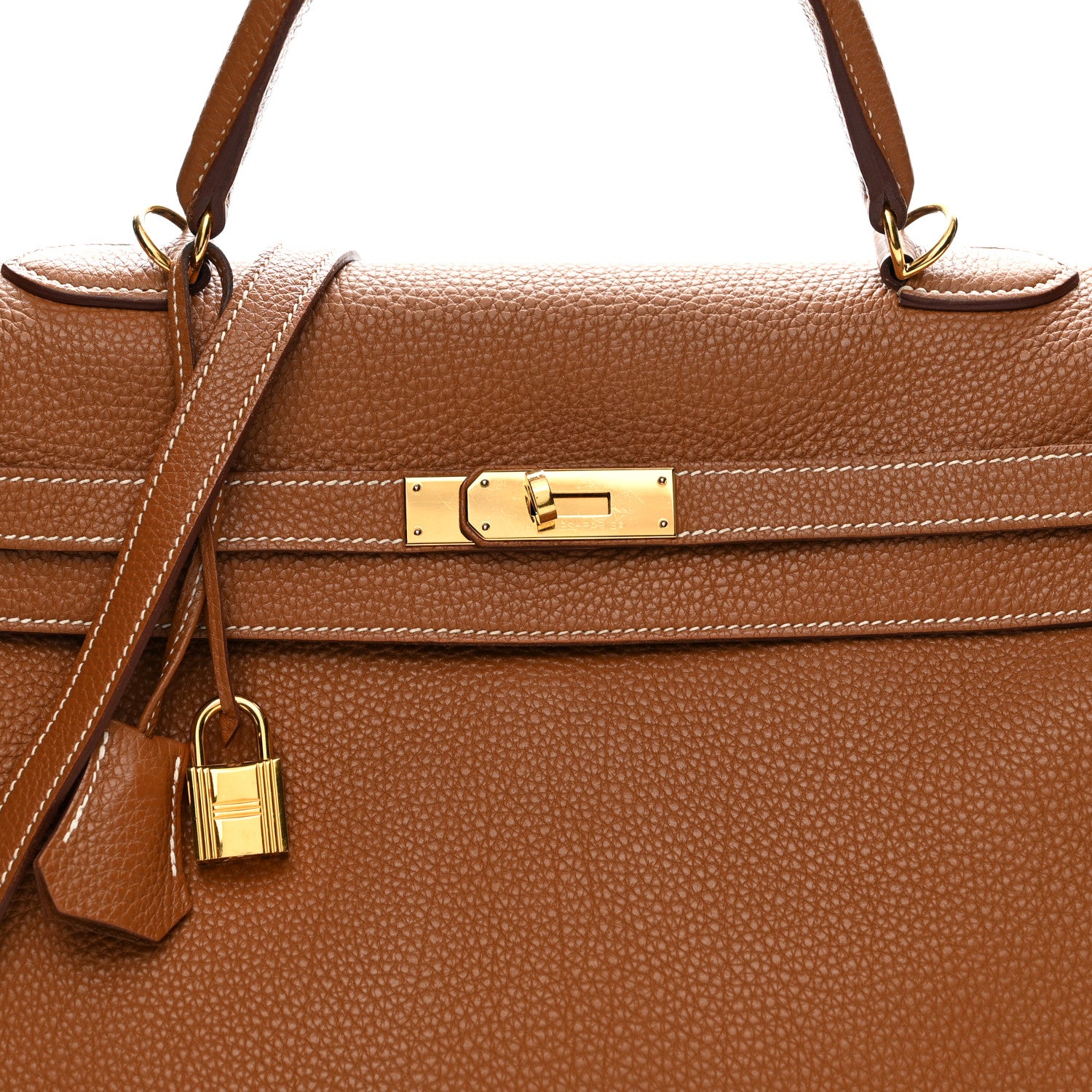 Hermes Togo Kelly Retourne 35 Gold 8 of 14
