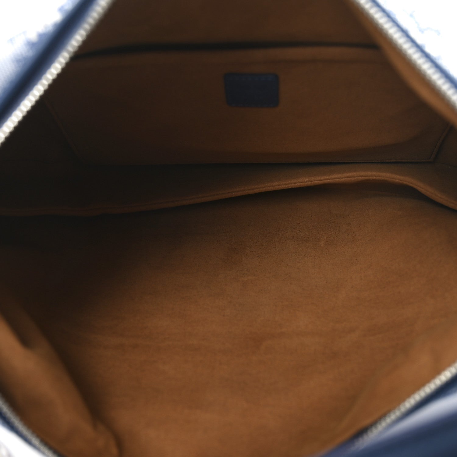 MCM Vintage Jacquard Monogram Hobo Blue 5 of 10