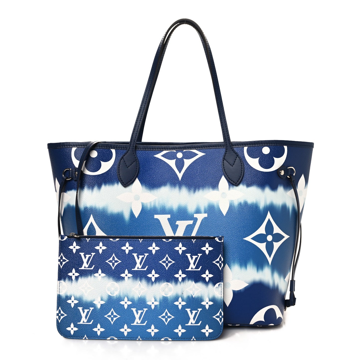 Monogram Escale Neverfull MM Blue