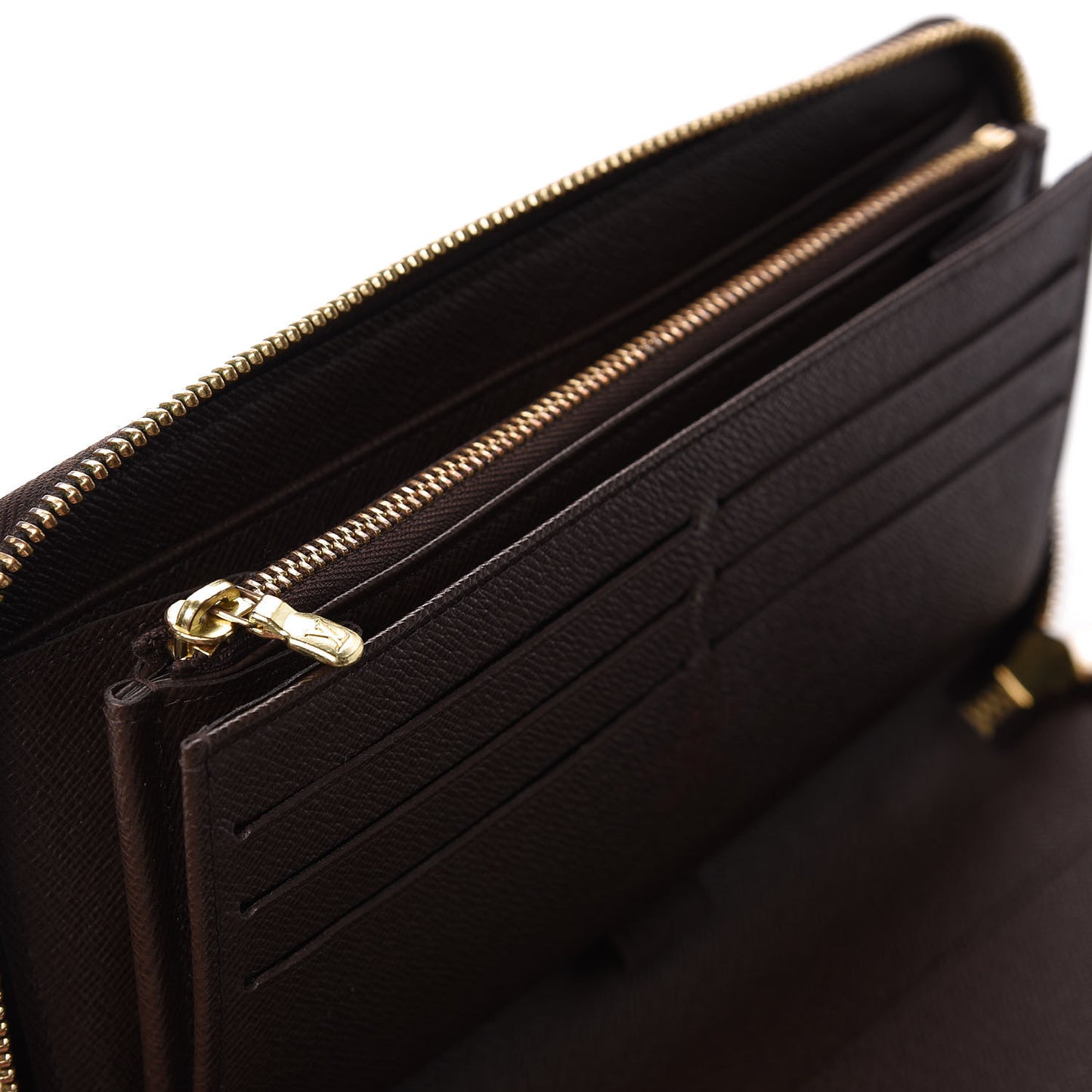 Damier Ebene Zippy Organizer Wallet