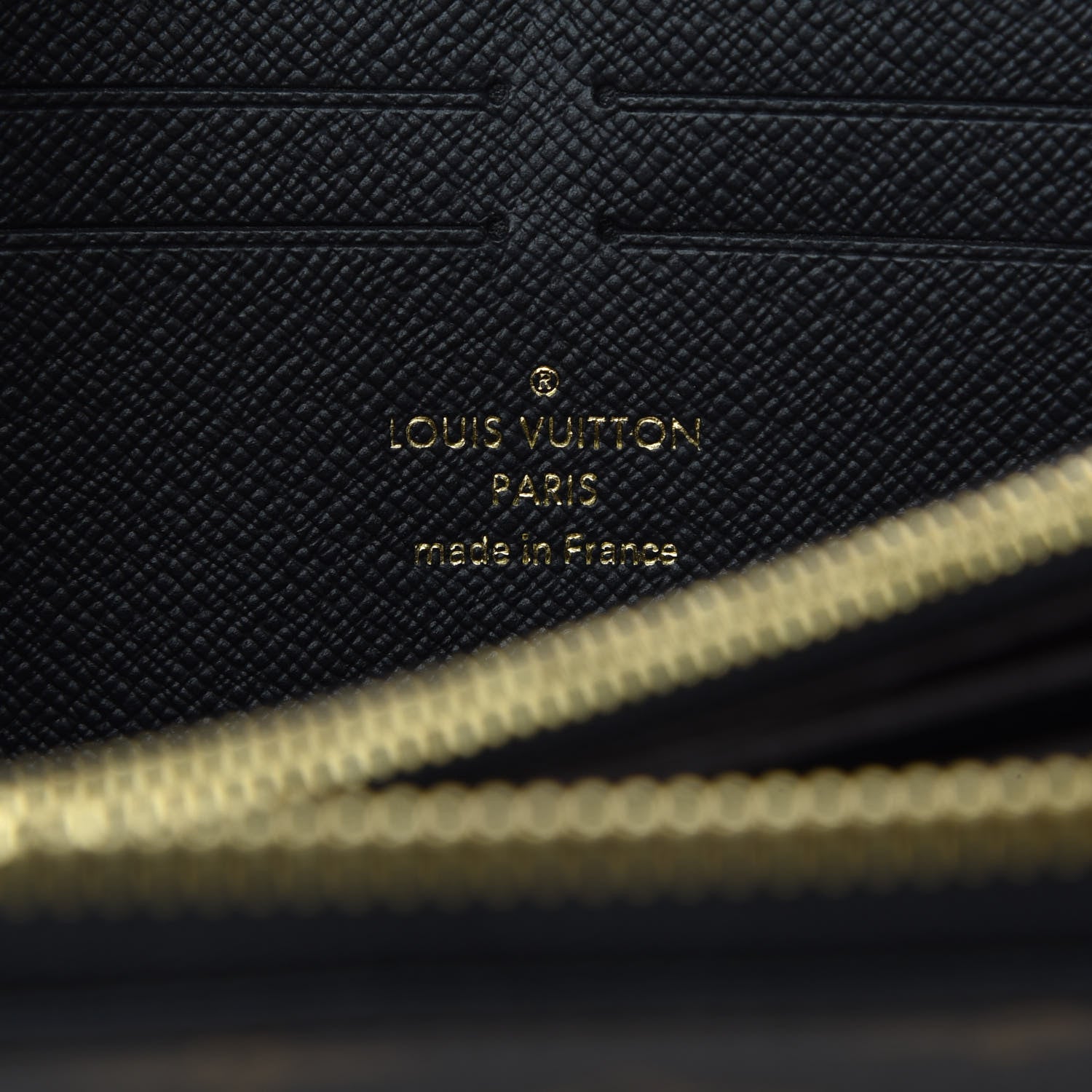 Louis Vuitton Monogram Zippy Retiro Wallet Black 6 of 6