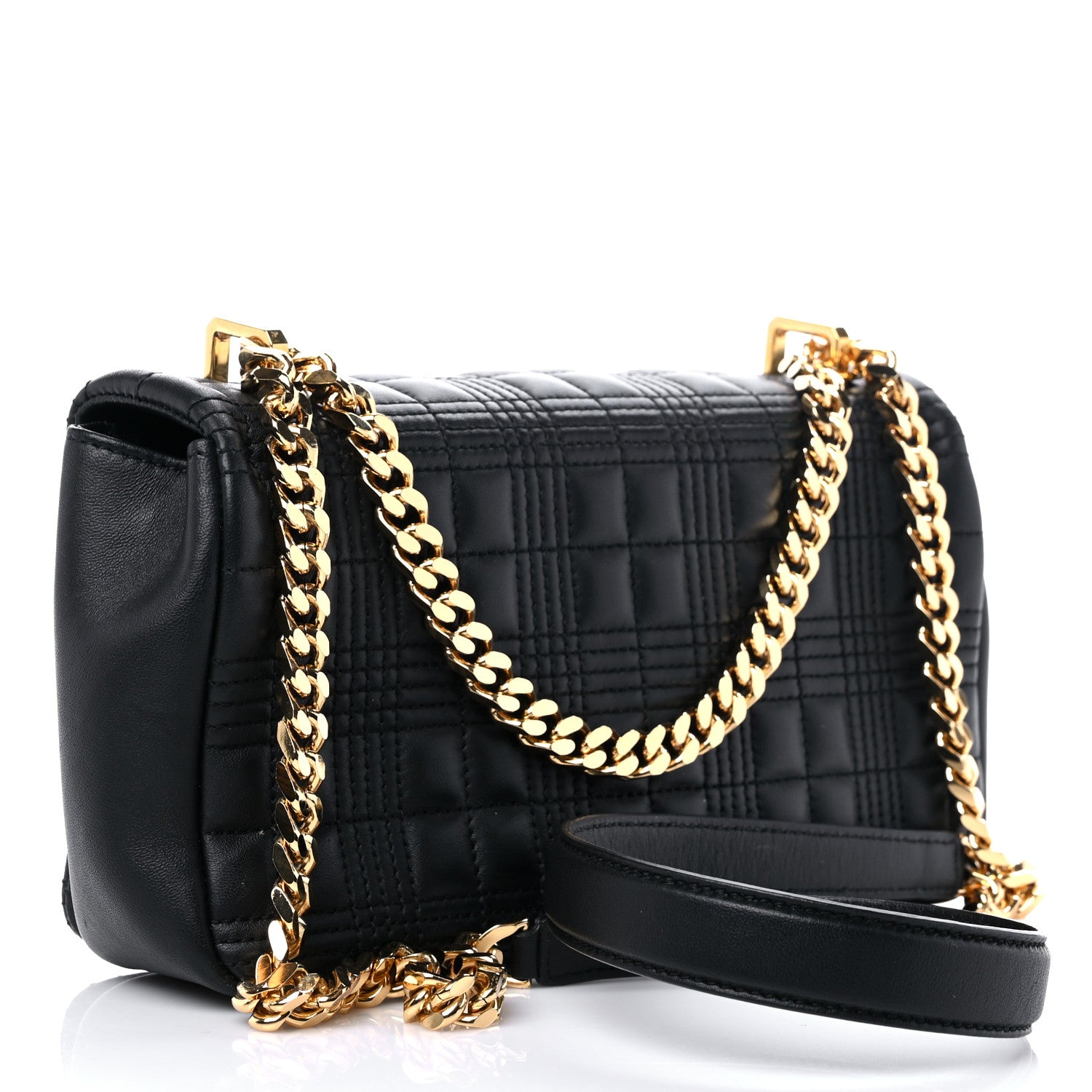 Burberry Lambskin Quilted Small Lola Bag Black 3 of 15