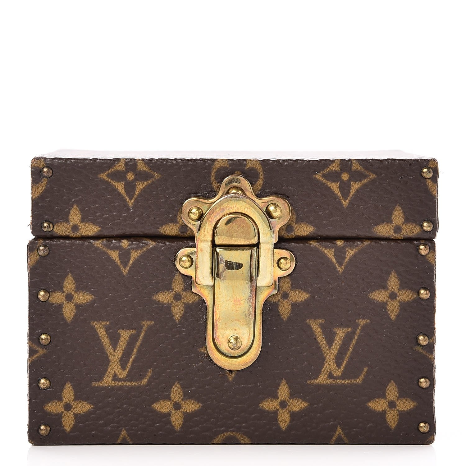 Louis Vuitton Monogram Ring Box Mini Trunk Case 1 of 8