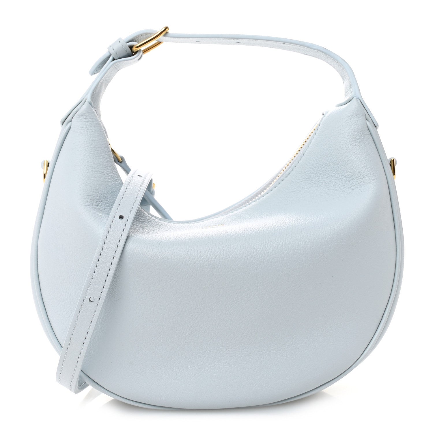 Celine Supple Grained Calfskin Teen Lulu Shoulder Bag Glacier 1 of 9