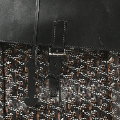 Goyard Goyardine Calfskin Alpin MM Backpack Black 7 of 9