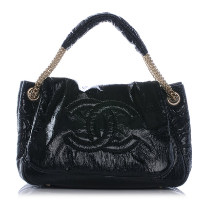 Chanel Vinyl Rodeo Flap Bag Black 1 of 5