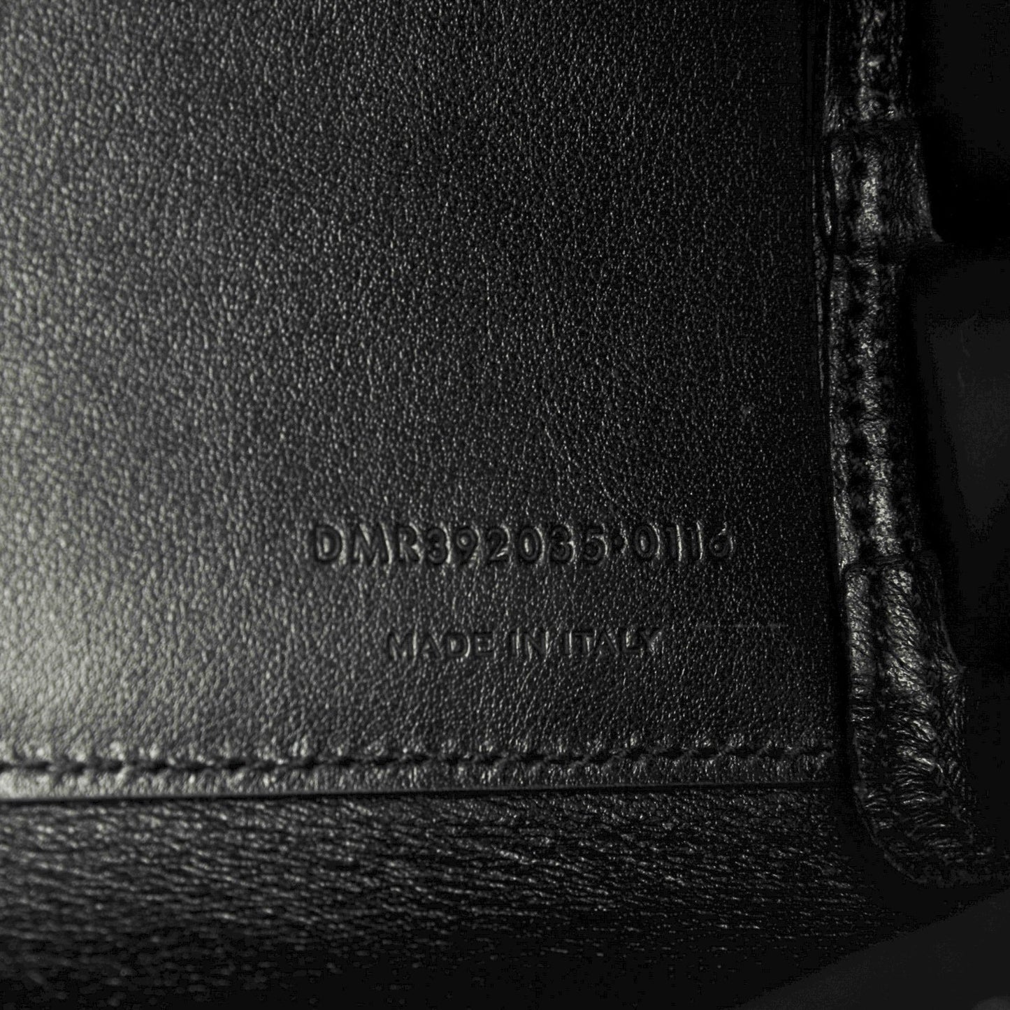 Grained Calfskin Nano Sac De Jour Black