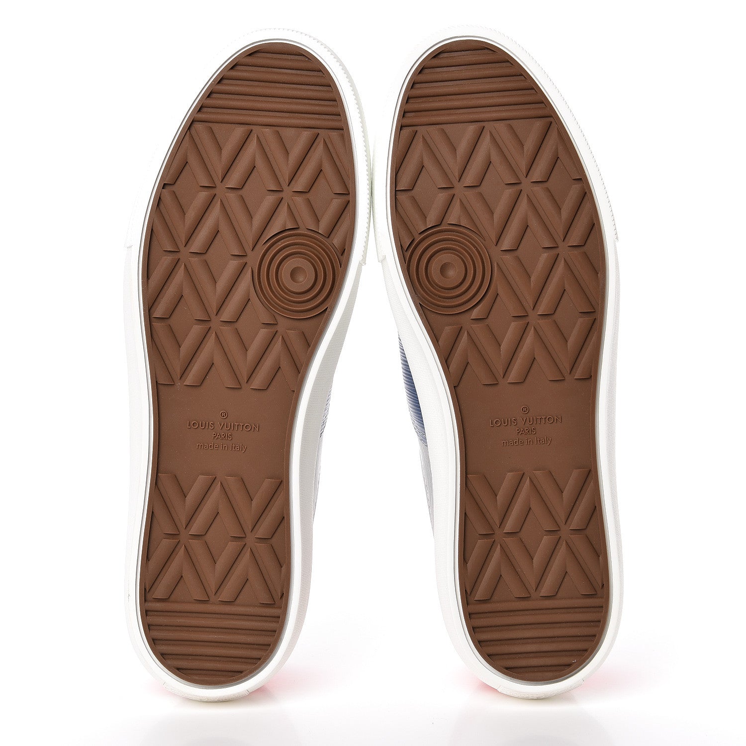 Louis Vuitton Epi Monogram Eclipse Trocadero Sneakers 11 Blue 6 of 9