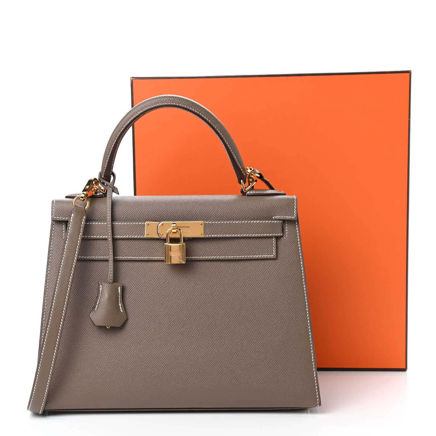 Hermes Epsom Kelly Sellier 28 Etoupe 12 of 12