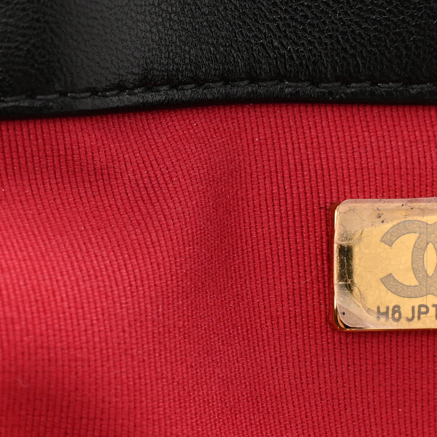 Lambskin Quilted Chanel 19 East West Shopping Bag Black